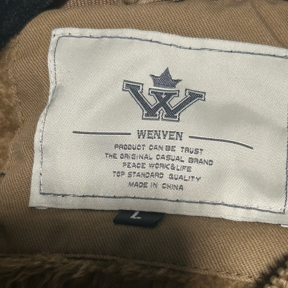 Men's Classic Tan Military Jacket - Picture 3 of 5